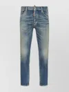 Dsquared2 Faded Skater Jean Trousers Whiskering Effect In Blue