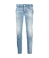 Dsquared2 Jennifer Cropped Jeans In Light Blue In Blue