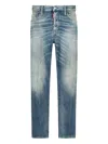 Dsquared2 Dsquared Stretch Denim Skater Jeans In Blue