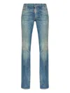 Dsquared2 Belt Loop Denim Trousers In Black