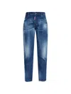 Dsquared2 Faded-effect Distressed Jeans In Blue