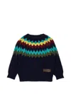 Dsquared2 Fair Isle Sweater In Multi