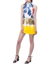 Dsquared2 Women's Fantasy Cotton Dress | Size 40 | Cu0286-s36275-100 Color Multicolor In Multicolor