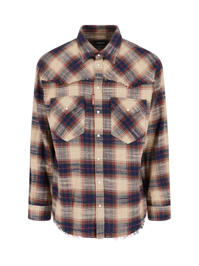 Dsquared2 'farmer' Shirt In Multi