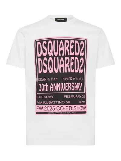 Dsquared2 Fashion Show T-shirt In White