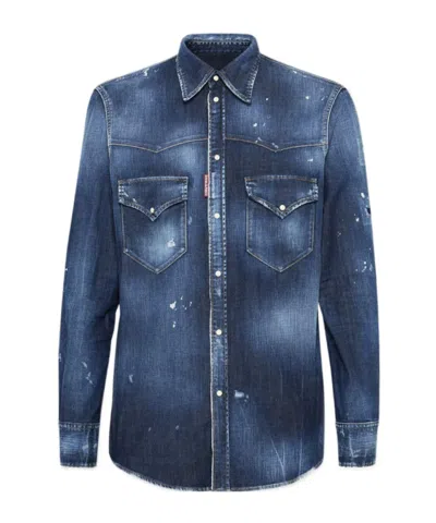 DSQUARED2 DSQUARED2 FASHION WESTERN SHIRT