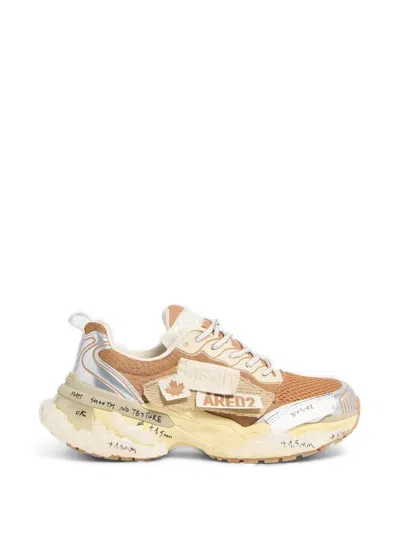 Dsquared2 Faster Logo-patch Sneakers In Multi