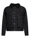 Dsquared2 Faux Fur-collar Bomber Jacket In Black