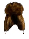 Dsquared2 Faux-fur Trapper Hat In Brown