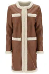 DSQUARED2 DSQUARED2 FAUX SHEARLING COAT