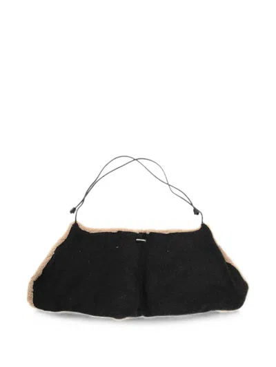 Dsquared2 Faux-fur Drawstring Scarf In Neutrals
