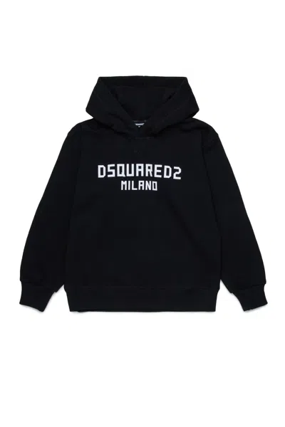 Dsquared2 Hoodie With Logo In Black