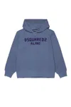 Dsquared2 Hoodie With Logo In Blue