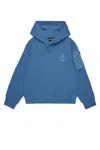 Dsquared2 Sweatshirt With Maple Leaf In Blue