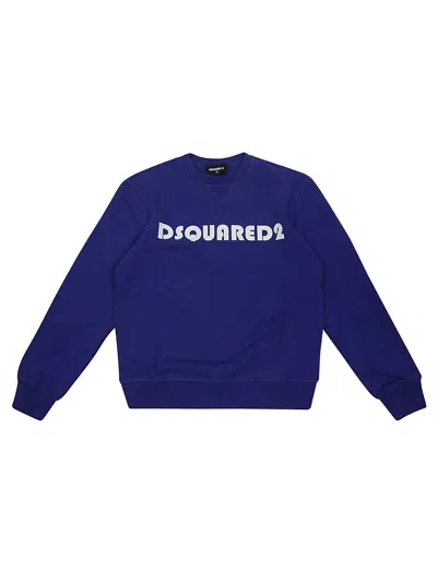 Dsquared2 Felpa Gc Logo In Blue