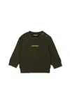 Dsquared2 Crew-neck Sweatshirt With  Logo In Green