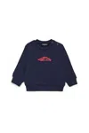 Dsquared2 Crew-neck Sweatshirt With Icon Logo In Blue