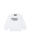 Dsquared2 Felpa Girocollo Con Logo Laboratory In White