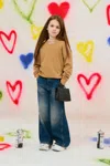 Dsquared2 Felpa Girocollo Con Logo Ricamato In Brown