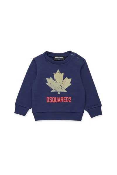Dsquared2 Felpa Girocollo Con Logo Sport