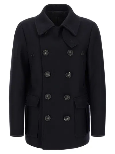 DSQUARED2 DSQUARED2 FELTED WOOL CABAN COAT