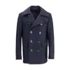 Dsquared2 Wool Coat With Button Detailing And Pockets