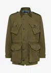 Dsquared2 Olive Hunter Field Jacket In Green