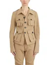 Dsquared2 Field Ranger Jacket In Brown