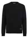 Dsquared2 Fein Gestrickter Pullover In Black