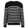 Dsquared2 Fine Knit Sweater With Silhouette In Black
