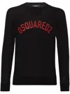 Dsquared2 Logo-print Sweater In Black