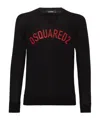 Dsquared2 Logo-print Sweater In Black