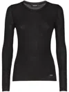 Dsquared2 Fine-ribbed Jumper In Black