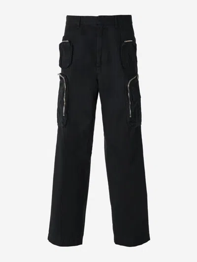 Dsquared2 Fisherman Cargo Jeans In Black