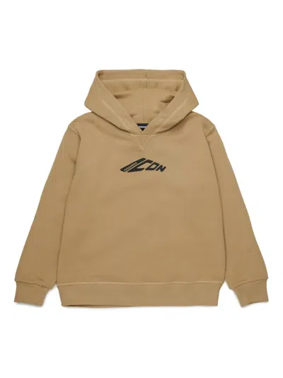 Dsquared2 Kids' Fit-icon Hoodie In 中性色