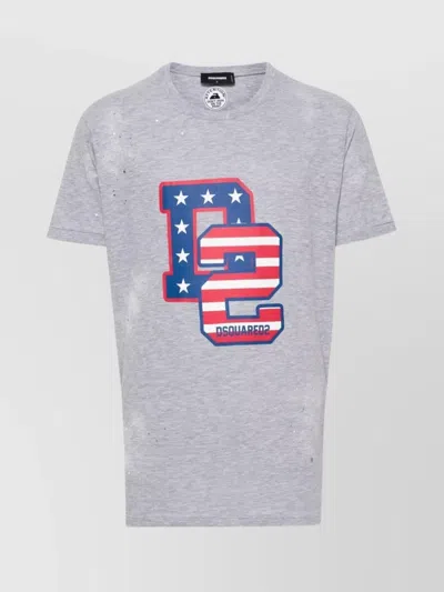 DSQUARED2 FITTED MUSCLE T-SHIRT FEATURING GRAPHIC PRINT