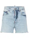 Dsquared2 642 Denim Shorts In Blue