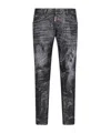 Dsquared2 Mid-rise Ripped Skinny Jeans In Black