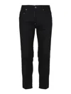 Dsquared2 Sleek Black Jeans With Comfortable Stretch Fabric And Modern Fit In Black