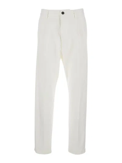 DSQUARED2 FIVE-POCKET PANTS WITH LOGO PATCH ON THE BACK