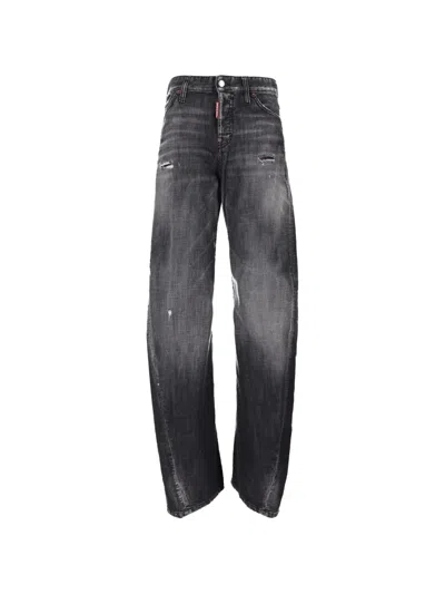 Dsquared2 Five-pocket Jeans In Black