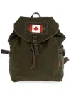FLAG-PATCH SIDE-POCKET BACKPACK