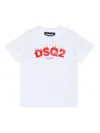 Dsquared2 Flame Graphic T-shirt In White