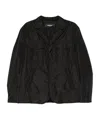 Dsquared2 Flap-pocket Buttoned Jacket In Black