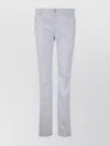 Dsquared2 Flare Jean With Belt Loops And Rivets In White