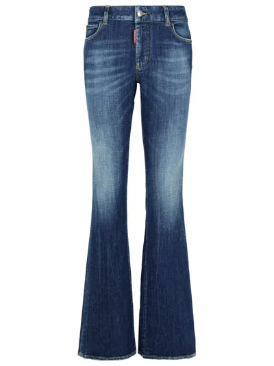 DSQUARED2 DSQUARED2 'FLARE' NAVY DENIM JEANS