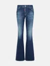 Dsquared2 'flare' Navy Denim Jeans In Navy