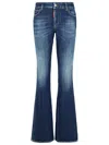Dsquared2 Twiggy Mid-rise Flared Jeans In Blue