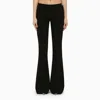 Dsquared2 Black Palazzo Trousers With Jewel Detail In Black