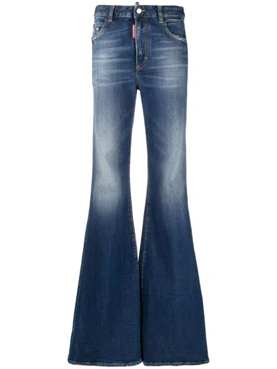 Dsquared2 Ausgestellte Jeans In Blue